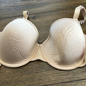 nude wire bra